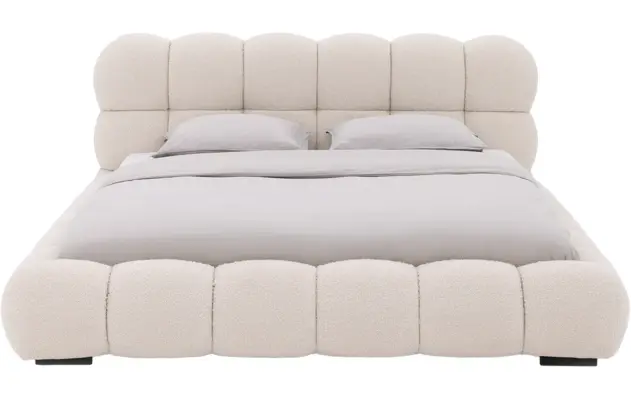 Goossens gestoffeerd bedframe cloud beige stof - 8243570-goossens-cloud-bedframe-stof-03