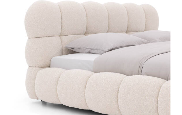 Goossens gestoffeerd bedframe cloud beige stof - 8243570-goossens-cloud-bedframe-stof-05