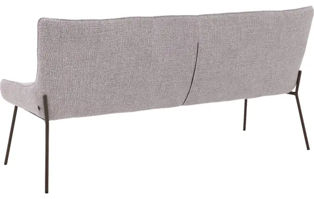 Goossens excellent eetkamerbank matteo beige stof - 8243598-goossens-excellent-matteo-eetkamerstoel-stof-wit-02