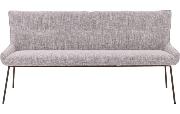 Goossens excellent eetkamerbank matteo beige stof - 8243598-goossens-excellent-matteo-eetkamerstoel-stof-wit-03