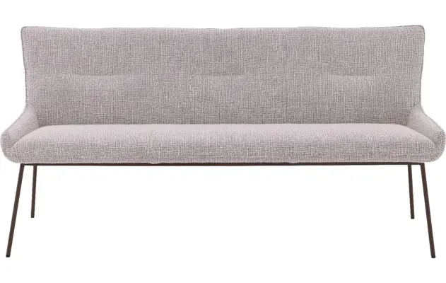 Goossens excellent eetkamerbank matteo beige stof - 8243598-goossens-excellent-matteo-eetkamerstoel-stof-wit-03