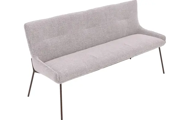 Goossens excellent eetkamerbank matteo beige stof - 8243598-goossens-excellent-matteo-eetkamerstoel-stof-wit-04
