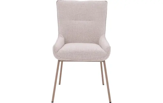 Goossens excellent eetkamerstoel matteo beige stof - 8243600-goossens-excellent-matteo-eetkamerstoel-stof-wit-04