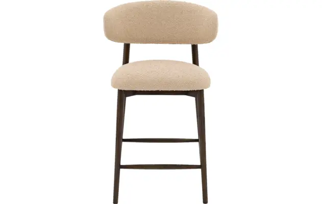 Goossens counterstoel diede beige stof - 8243603-goossens-diede-barstoel-stof-04