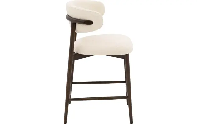 Goossens counterstoel diede beige stof - 8243604-goossens-diede-barstoel-stof-03