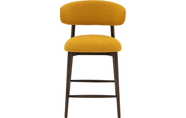 Goossens counterstoel diede geel stof - 8243605-goossens-diede-barstoel-stof-04