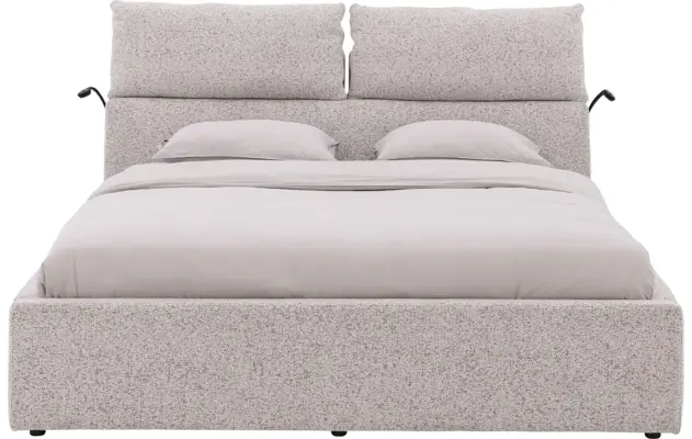 Goossens bedframe misty storage beige stof - 8243727-goossens-misty-storage-bedframe-stof-01