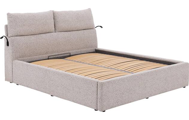 Goossens bedframe misty storage beige stof - 8243727-goossens-misty-storage-bedframe-stof-15