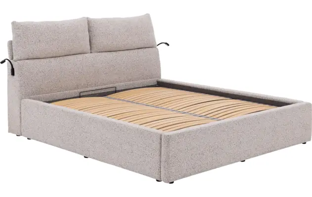 Goossens bedframe misty storage beige stof - 8243727-goossens-misty-storage-bedframe-stof-15