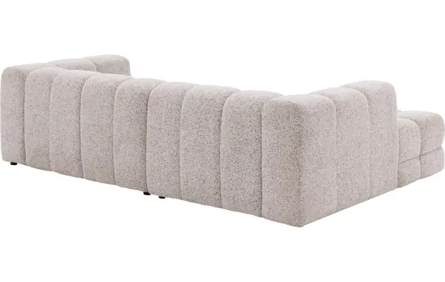 Goossens loungebank dean beige stof - 8243740-gespiegeld-07