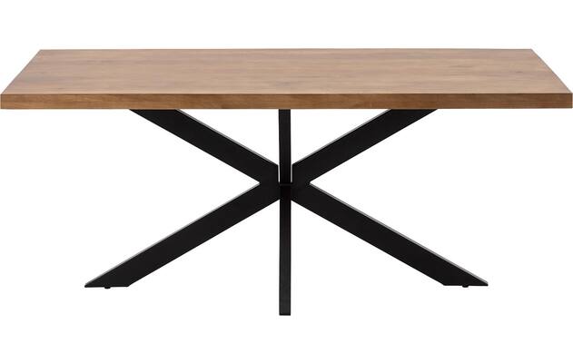 Goossens basic eettafel lecca bruin mango - 8243799-goossens-basic-lecce-eettafel-mango-bruin-03