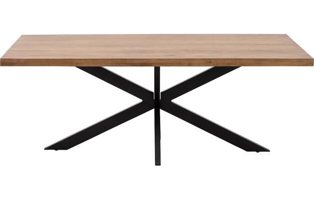 Goossens basic eettafel lecca bruin mango - 8243802-goossens-basic-lecce-eettafel-mango-bruin-03