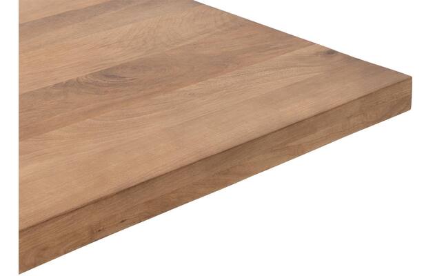 Goossens basic eettafel lecca bruin mango - 8243802-goossens-basic-lecce-eettafel-mango-bruin-06