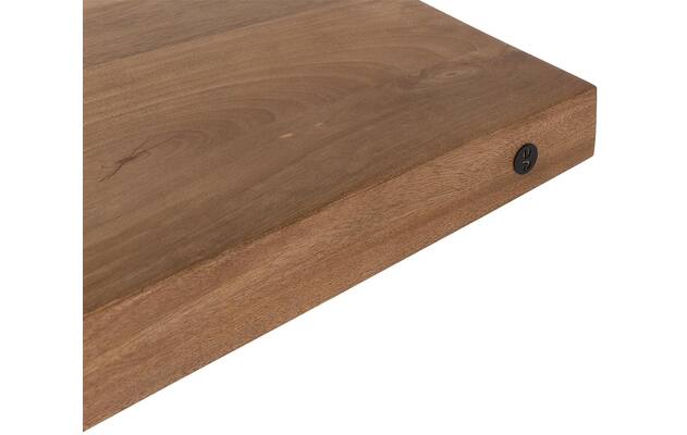 Goossens basic eettafel lecca bruin mango - 8243802-goossens-basic-lecce-eettafel-mango-bruin-09