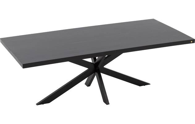 Goossens basic eettafel lecca zwart mango - 8243806-goossens-basic-lecce-eettafel-mango-zwart-02