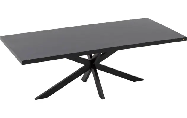 Goossens basic eettafel lecca zwart mango - 8243806-goossens-basic-lecce-eettafel-mango-zwart-02