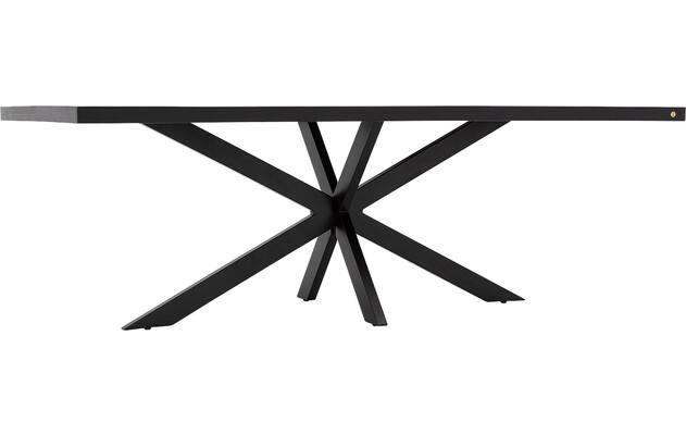 Goossens basic eettafel lecca zwart mango - 8243806-goossens-basic-lecce-eettafel-mango-zwart-04