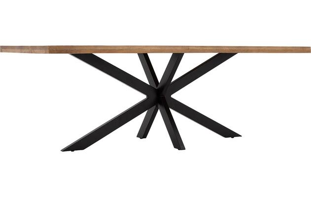 Goossens basic eettafel lecca bruin mango - 8243807-goossens-basic-lecce-eettafel-mango-bruin-04