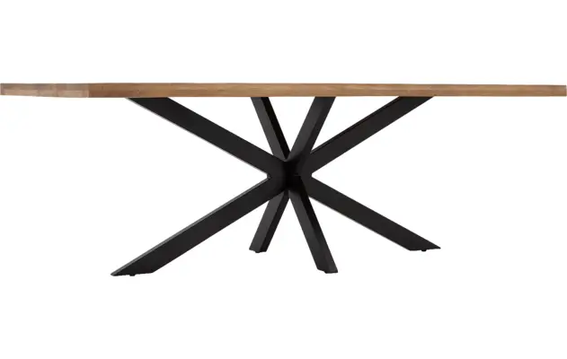 Goossens basic eettafel lecca bruin mango - 8243807-goossens-basic-lecce-eettafel-mango-bruin-04