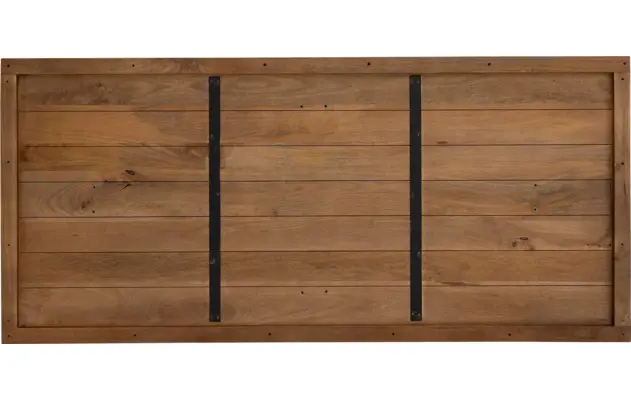 Goossens basic eettafel lecca bruin mango - 8243807-goossens-basic-lecce-eettafel-mango-bruin-09