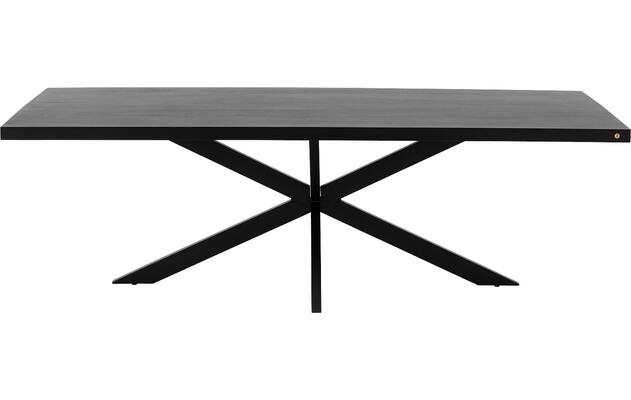 Goossens basic eettafel lecca zwart mango - 8243809-goossens-basic-lecce-eettafel-mango-zwart-02