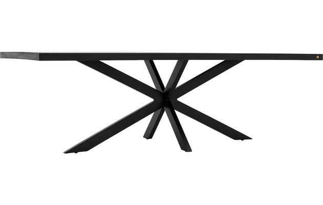 Goossens basic eettafel lecca zwart mango - 8243809-goossens-basic-lecce-eettafel-mango-zwart-04