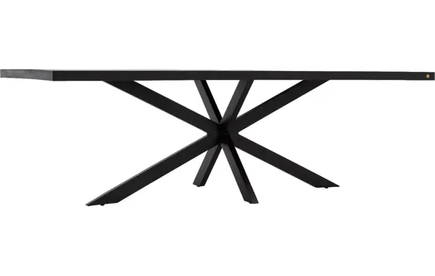 Goossens basic eettafel lecca zwart mango - 8243809-goossens-basic-lecce-eettafel-mango-zwart-04