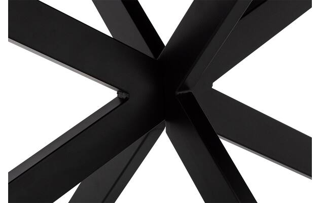 Goossens basic eettafel lecca zwart mango - 8243809-goossens-basic-lecce-eettafel-mango-zwart-06