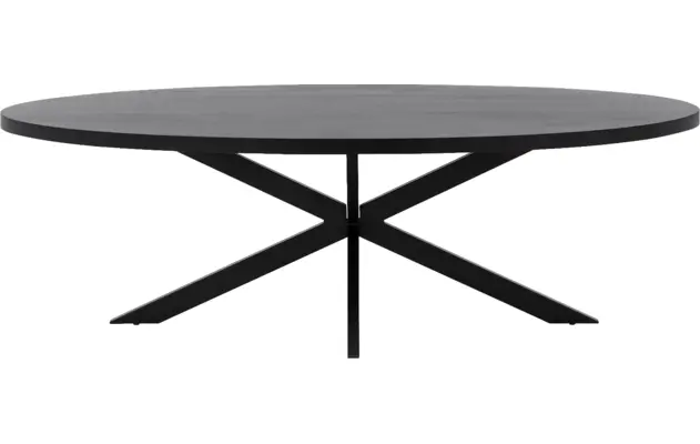 Goossens basic eettafel lecca zwart mango - 8243815-goossens-basic-lecce-eettafel-mango-zwart-03