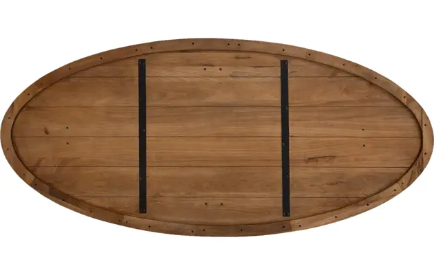 Goossens basic eettafel lecca bruin mango - 8243816-goossens-basic-lecce-eettafel-mango-bruin-08