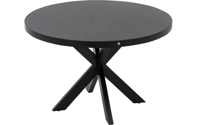 Goossens basic eettafel lecca zwart mango - 8243818-goossens-basic-lecce-eettafel-mango-zwart-02