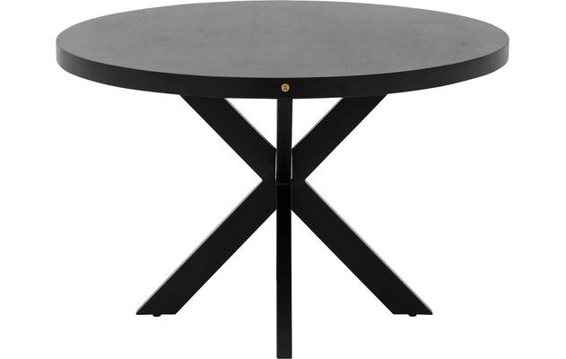 Goossens basic eettafel lecca zwart mango - 8243818-goossens-basic-lecce-eettafel-mango-zwart-03