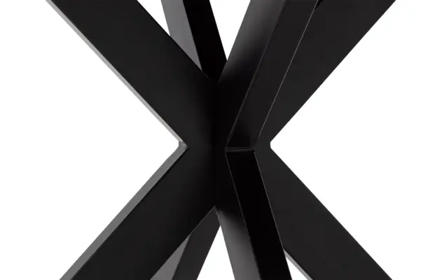 Goossens basic eettafel lecca zwart mango - 8243818-goossens-basic-lecce-eettafel-mango-zwart-06