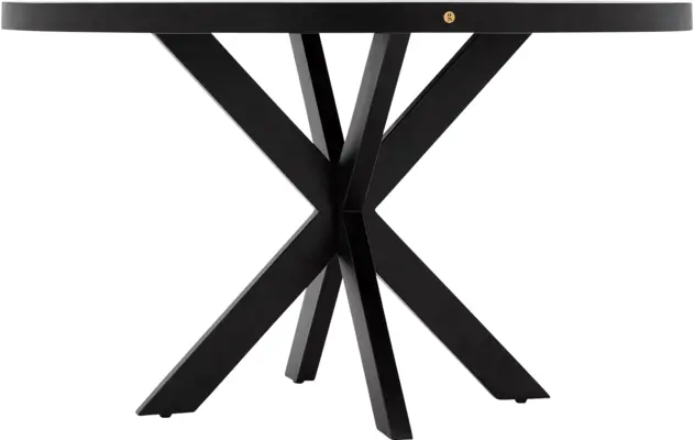 Goossens basic eettafel lecca zwart mango - 8243821-goossens-basic-lecce-eettafel-mango-zwart-04