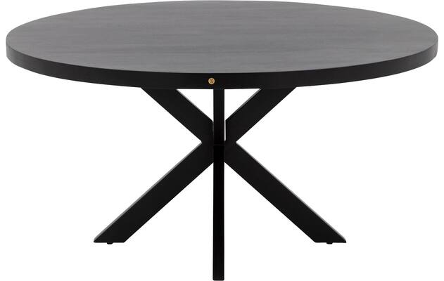 Goossens basic eettafel lecca zwart mango - 8243827-goossens-basic-lecce-eettafel-mango-zwart-02