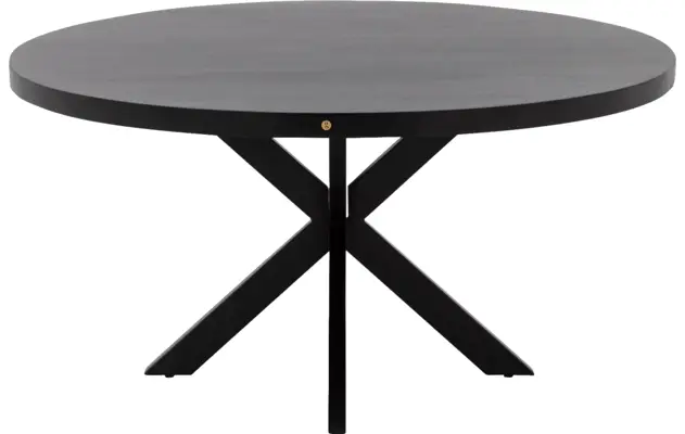 Goossens basic eettafel lecca zwart mango - 8243827-goossens-basic-lecce-eettafel-mango-zwart-02