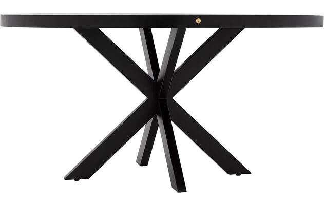 Goossens basic eettafel lecca zwart mango - 8243827-goossens-basic-lecce-eettafel-mango-zwart-03