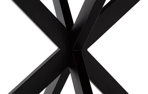 Goossens basic eettafel lecca zwart mango - 8243827-goossens-basic-lecce-eettafel-mango-zwart-05