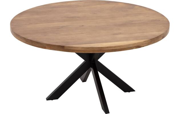 Goossens basic eettafel lecca bruin mango - 8243828-goossens-basic-lecce-eettafel-mango-bruin-02