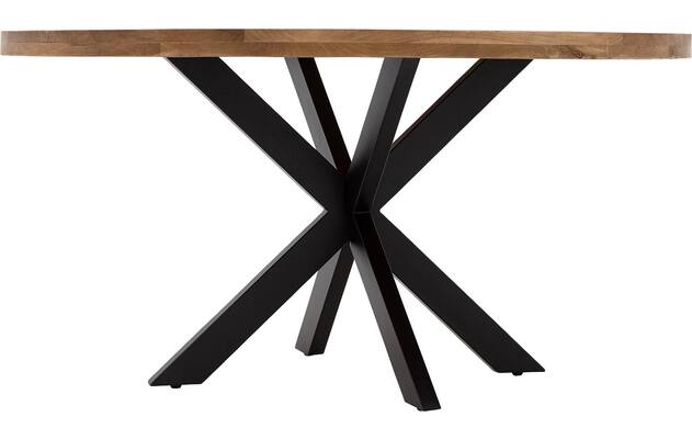 Goossens basic eettafel lecca bruin mango - 8243828-goossens-basic-lecce-eettafel-mango-bruin-04