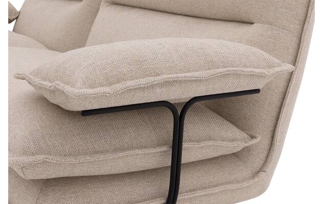 Goossens loungebank alegro beige stof - 8243830-gespiegeld-08