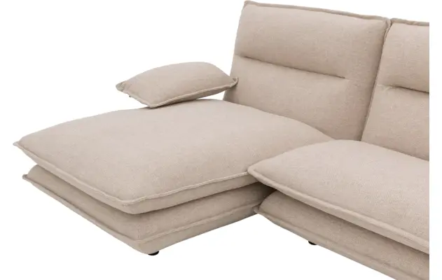 Goossens loungebank alegro beige stof - 8243830-gespiegeld-09