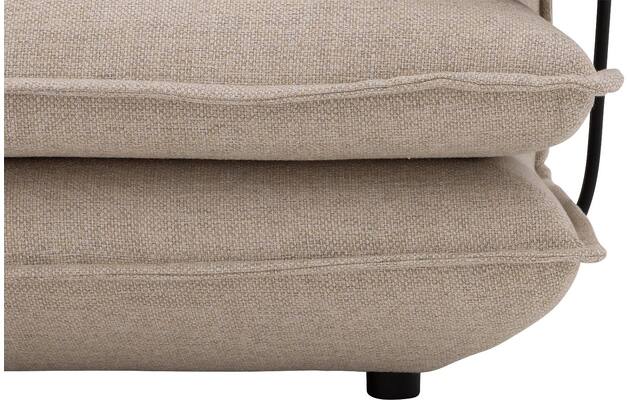 Goossens loungebank alegro beige stof - 8243830-gespiegeld-10
