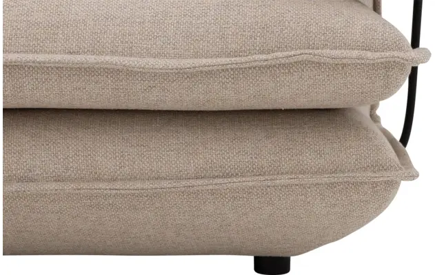 Goossens loungebank alegro beige stof - 8243830-gespiegeld-10