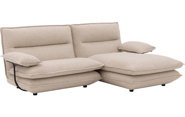 Goossens loungebank alegro beige stof - 8243830-goossens-alegro-bank-stof-wit-02