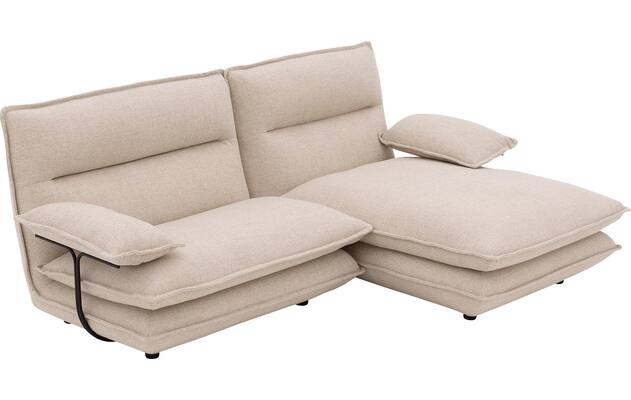 Goossens loungebank alegro beige stof - 8243830-goossens-alegro-bank-stof-wit-05
