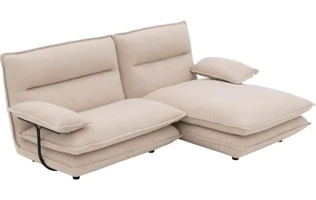Goossens loungebank alegro beige stof - 8243830-goossens-alegro-bank-stof-wit-05