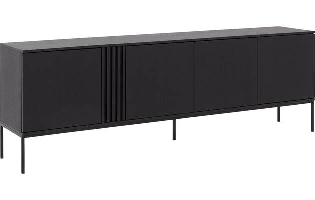 Goossens dressoir viola zwart eiken - 8243839-goossens-viola-dressoir-eiken-03
