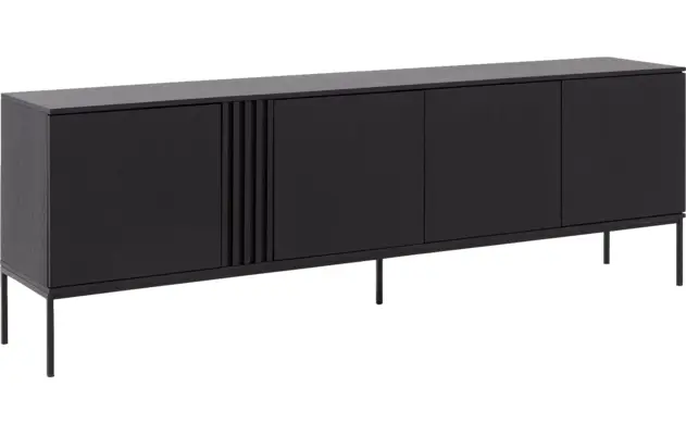 Goossens dressoir viola zwart eiken - 8243839-goossens-viola-dressoir-eiken-03