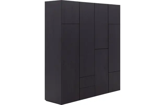 Goossens kast systeem malaga online zwart eiken - 8243851-goossens-malaga-kast-systeem-eiken-02